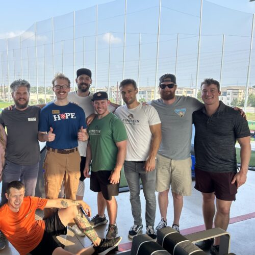Photo of team at Swing Fore Austin event hosted at Top Golf by Salvation Army.